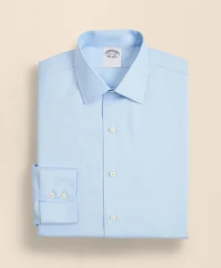 Stretch Supima® Cotton Non-Iron Twill Ainsley Collar Dress Shirt