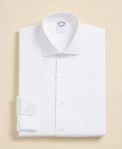 Stretch Supima® Cotton Non-Iron Royal Oxford English Spread Collar Dress Shirt
