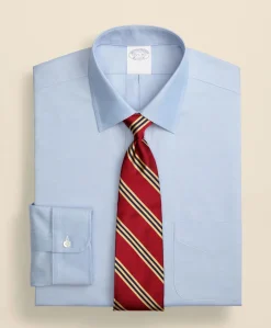 Stretch Supima® Cotton Non-Iron Pinpoint Oxford Ainsley Collar Dress Shirt
