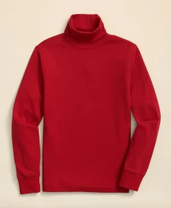 Stretch Supima® Cotton Turtleneck