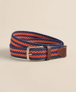 Stretch Woven Stripe Belt