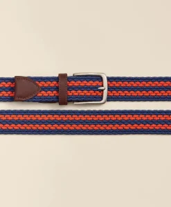 Stretch Woven Stripe Belt