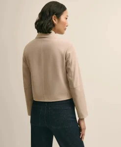 Suede Cropped Jacket