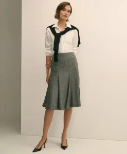 Supima® Cotton Beaded-Trim Poplin Shirt