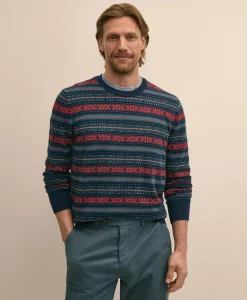 Supima® Cotton Fair Isle Sweater
