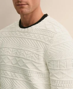 Supima® Cotton Gansey Knit Sweater