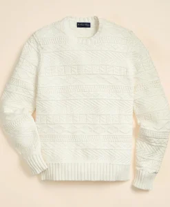 Supima® Cotton Gansey Knit Sweater