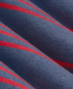 Supima® Cotton Heathered Stripe Sweater