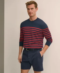 Supima® Cotton Mariner Stripe Sweater