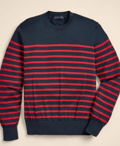 Supima® Cotton Mariner Stripe Sweater
