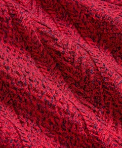 Supima® Cotton Mouliné Fisherman Sweater
