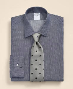 Supima® Cotton Non-Iron Ainsley Collar Dot Dress Shirt