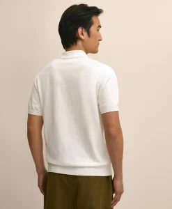 Supima® Cotton Palm Polo Cardigan