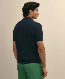 Supima® Cotton Pique Polo Sweater
