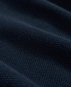 Supima® Cotton Pique Quarter-Zip Sweater