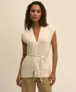 Supima® Cotton Relaxed Sweater Vest