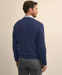 Supima® Cotton V-Neck Sweater