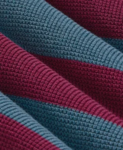 Supima® Cotton Waffle-Stitch Rugby Sweater