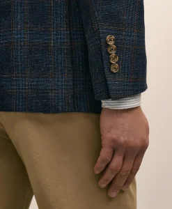 The Cloud Jacket in Wool-Linen Check