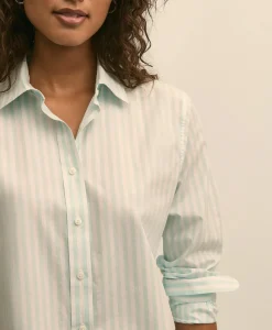 The Cropped Stripe Shirt