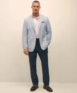 The No. 1 Sack Sport Coat in Cotton Seersucker