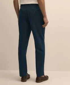The Pleated Linen-Cotton Pants