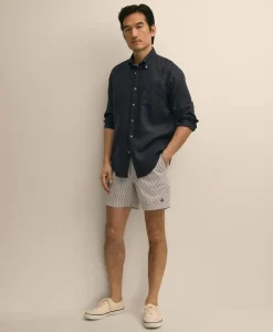 The 6" Seersucker Friday Drawstring Shorts