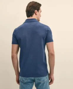 The Vintage Short-Sleeve Garment Dyed Polo Shirt