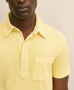 The Vintage Short-Sleeve Garment Dyed Polo Shirt