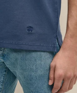 The Vintage Short-Sleeve Garment Dyed Polo Shirt
