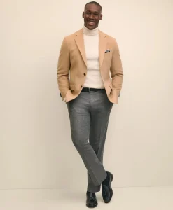 Traditional Fit Camel Hair Twill 1818 Sport Coat