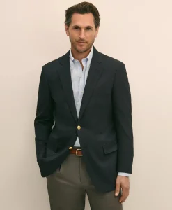 Traditional Fit Wool 1818 Blazer