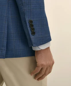 Traditional Fit Wool Check Sport Coat