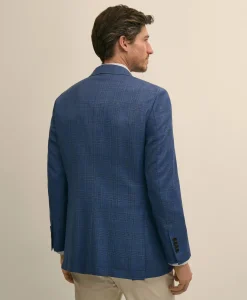 Traditional Fit Wool Check Sport Coat