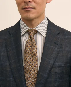 Traditional Fit Wool Check Sport Coat