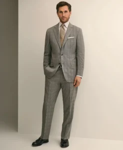 Traditional Fit Wool Check 1818 Suit