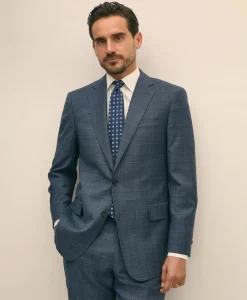 Traditional Fit Wool Check 1818 Suit
