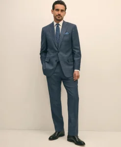 Traditional Fit Wool Check 1818 Suit