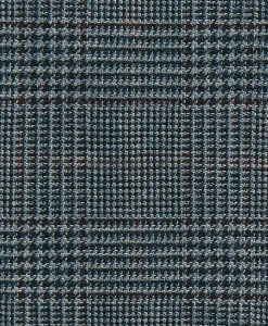 Traditional Fit Wool-Cotton Blend Hopsack Houndstooth Sport Coat