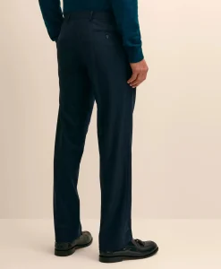 Traditional Fit Wool Flannel Dress Pants