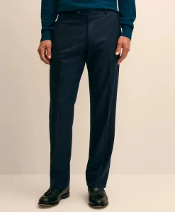 Traditional Fit Wool Flannel Dress Pants