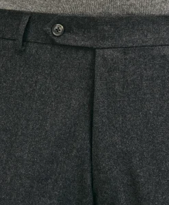 Traditional Fit Wool Flannel Dress Pants
