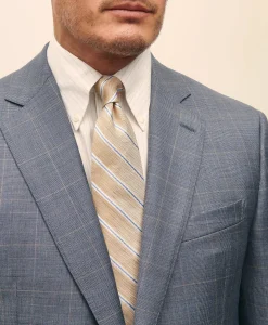 Traditional Fit Wool Overcheck 1818 Suit