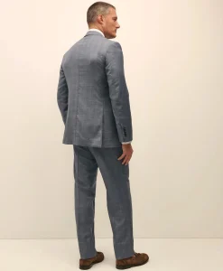 Traditional Fit Wool Overcheck 1818 Suit