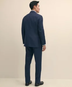 Traditional Fit Wool Pinstripe 1818 Suit
