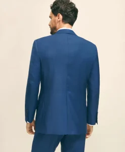 Traditional Fit Wool Sharkskin 1818 Suit