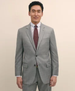 Traditional FitWool Sharkskin 1818 Suit