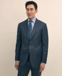 Traditional Fit Wool Tic 1818 Suit