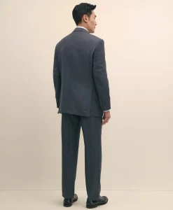 Traditional Fit Wool Windowpane 1818 Suit