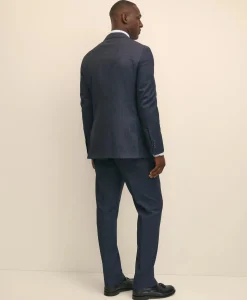 Traditional Fit Wool Windowpane 1818 Suit